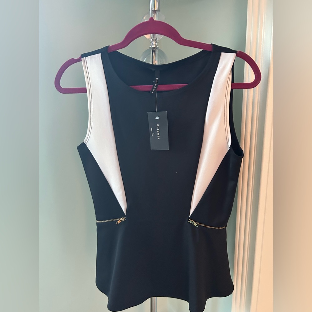 B Jewel Black and White Dress